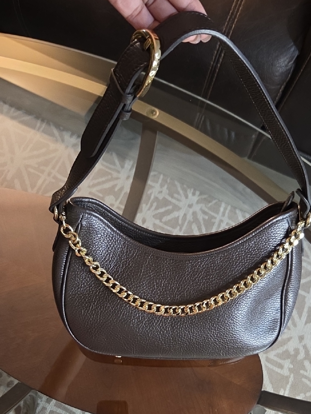 NWOT- ANNA POALA Bag- LEATHER MADE IN ITALY - Picture 3 of 8